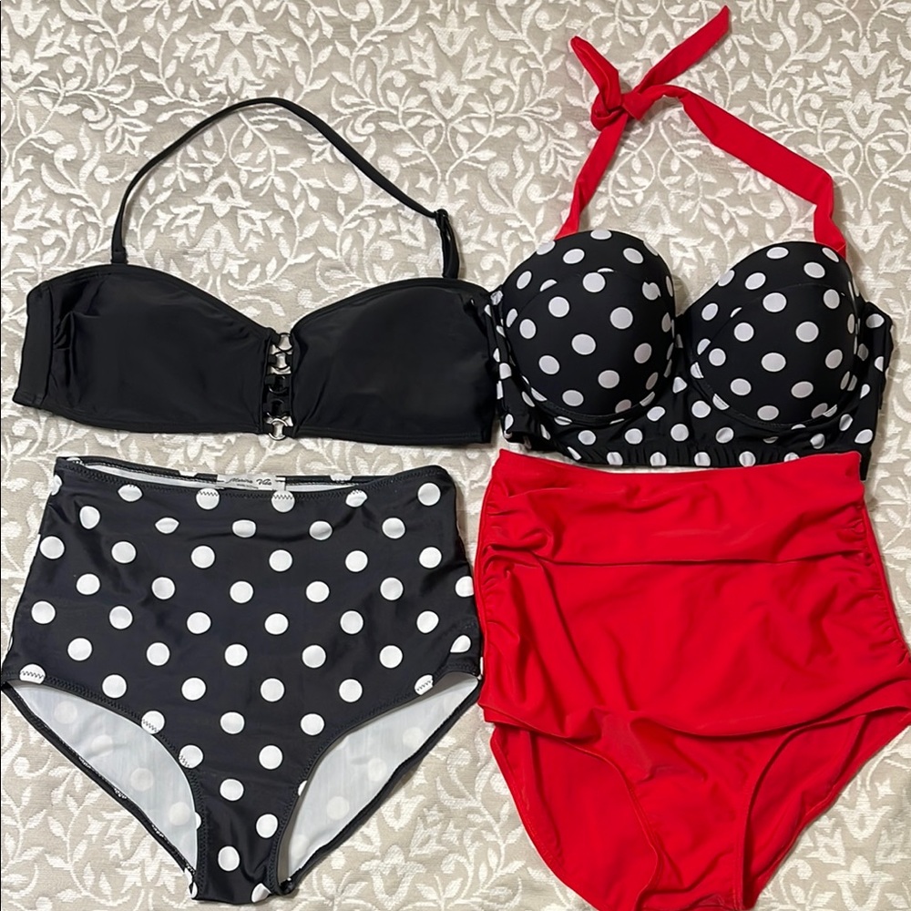 Women’s mix and match swimsuit pieces - all new without tags